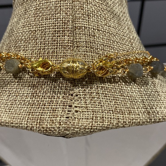 Layered Labrodorite necklace - Picture 8 of 8